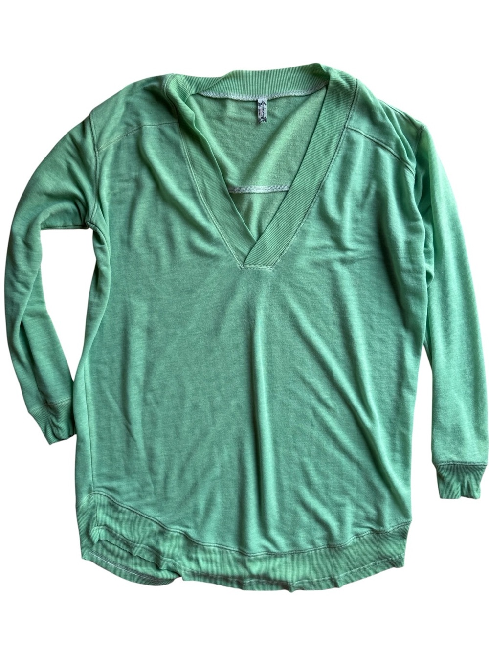 Free People Intimately V-Neck Long-Sleeve Pullover